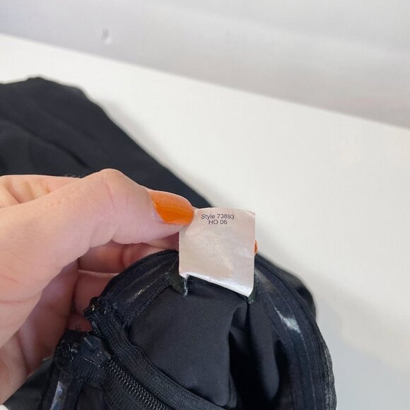 J.CREW Womens Emily Silk Strapless Chiffon Cocktail Dress Black 8 Formal Lined - Picture 5 of 6